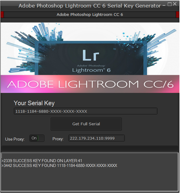 lightroom 6 serial numbers